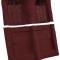 ACC 1969-1971 Ford Torino GT 2DR Hardtop/Fastback Auto with 2 Maroon Inserts Loop Carpet