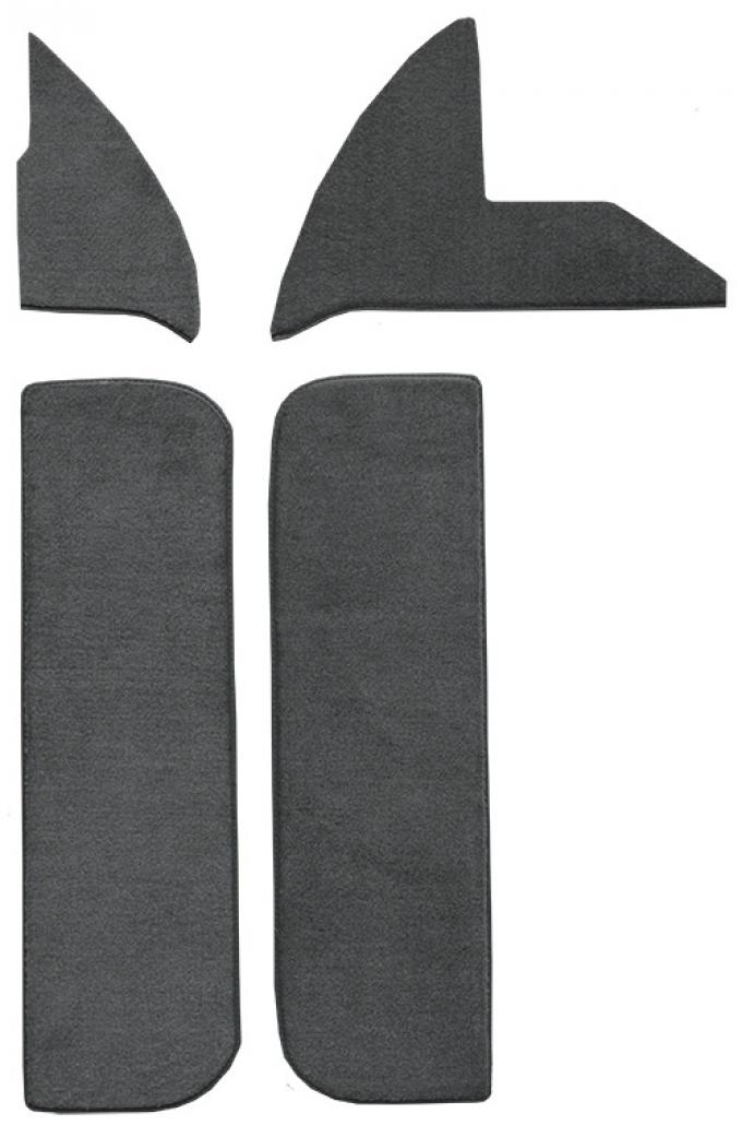 ACC 1986 Dodge W100 Door & Kick Panel Inserts with Cardboard Cutpile Carpet
