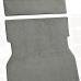 ACC 1983 Ford Mustang Hatchback Rear Fits Bench Rear Seat Cargo Area Cutpile Carpet