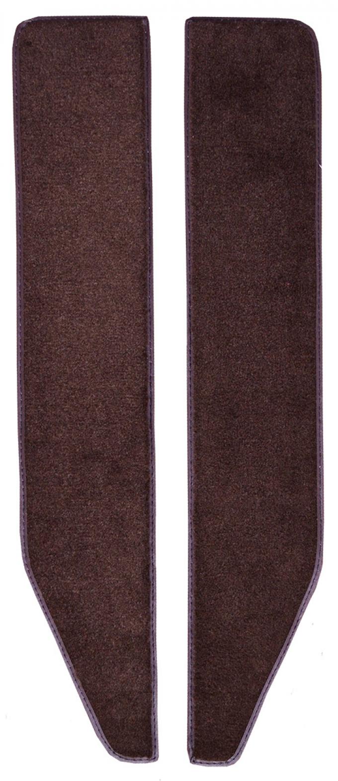 ACC 1973 Ford F-100 Door Panel Inserts with Cardboard 2pc Loop Carpet