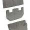 ACC 2010-2014 Chevrolet Suburban 1500 4DR w/2nd Row Seat Mount Cover w/o Heel Pad Complete Cutpile Carpet