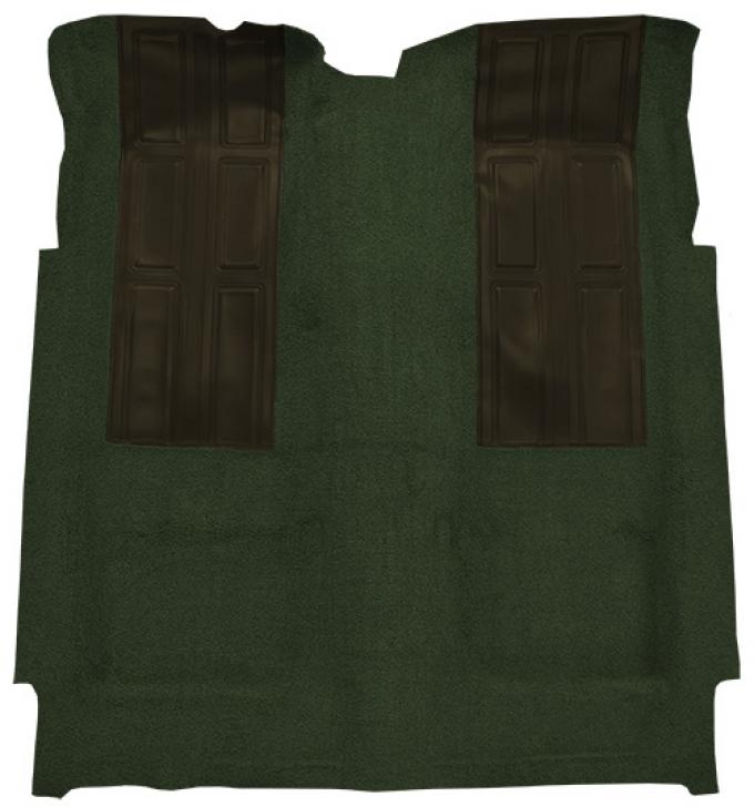 ACC 1972-1973 Ford Torino GT with 2 Dark Green Inserts 2DR Auto Loop Carpet