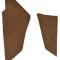 ACC 1992-1998 GMC C1500 Suburban Kick Panel Inserts without Cardboard Cutpile Carpet