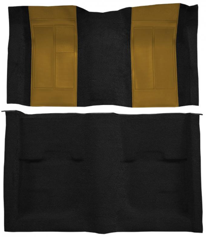 ACC 1970 Ford Mustang Mach 1 with 2 Ivy Gold Inserts Fastback Nylon Carpet