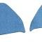 ACC 1960-1963 GMC 1000 Series Kick Panel Inserts without Cardboard Loop Carpet