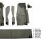 ACC 1981-1982 Chevrolet Corvette Front with Console Strips Kick Panels & Door Panels Cutpile Carpet