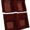 ACC 1969 Ford Mustang Mach I with 4 Maroon Inserts Fastback Nylon Carpet